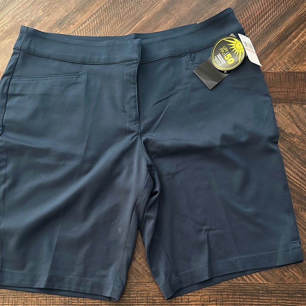 Women's Navy Golf Shorts